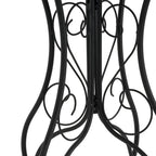 Table d'appoint de patio Résistante aux intempéries Table d'appoint Table basse ronde Support de plantes pour usage intérieur et extérieur