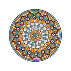 Table d'appoint de patio Résistante aux intempéries Table d'appoint Table basse ronde Support de plantes pour usage intérieur et extérieur