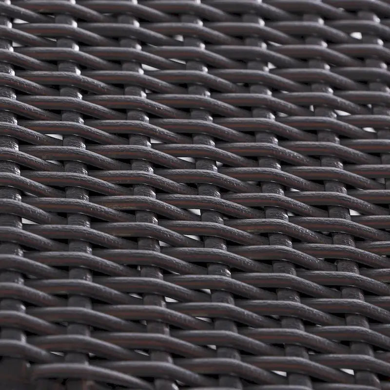 Table d'appoint de patio en osier d'extérieur de 14,00 po