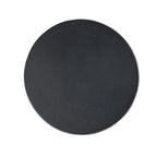 Table d'appoint en béton noir de 20 pouces, légère, moderne, intérieure/extérieure