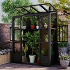 Ensemble d'îlot de cuisine style ferme avec table à abattant, deux sièges, armoire de rangement, tiroirs et porte-serviettes
