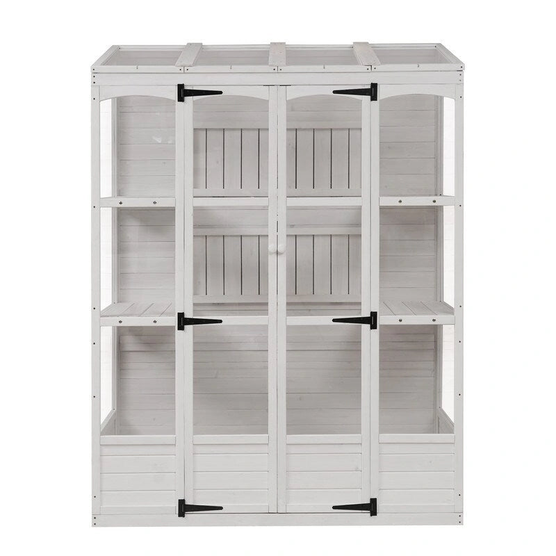 Ensemble d'îlot de cuisine style ferme avec table à abattant, deux sièges, armoire de rangement, tiroirs et porte-serviettes