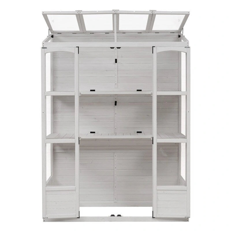 Ensemble d'îlot de cuisine style ferme avec table à abattant, deux sièges, armoire de rangement, tiroirs et porte-serviettes