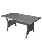 Ensemble de jardin en rotin de 6 pièces