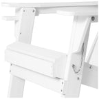 Chaise Adirondack d'extérieur Polytrends Alvaro avec porte-gobelet