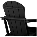 Chaise Adirondack d'extérieur Polytrends Alvaro avec porte-gobelet