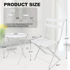 Ensemble bistro pliable pour terrasse extérieure, bar, jardin, arrière-cour
