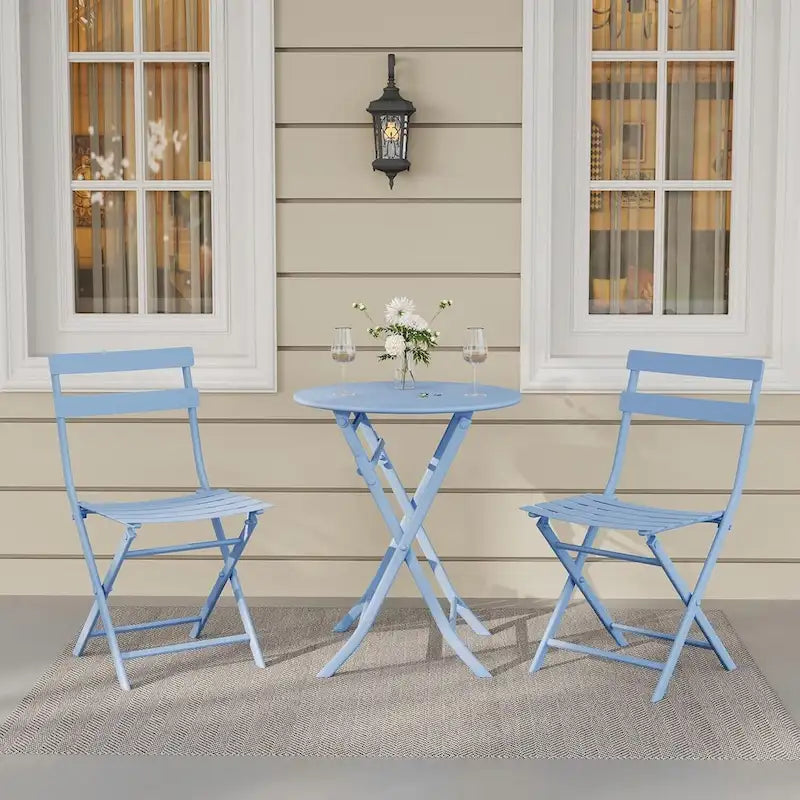 Ensemble bistro pliable pour terrasse extérieure, bar, jardin, arrière-cour
