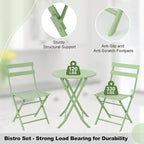 Ensemble bistro pliable pour terrasse extérieure, bar, jardin, arrière-cour