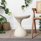 Boracay 19.75 Modern Minimalist Indoor/Outdoor Resin Drink Table