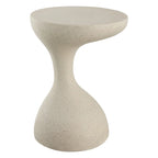 Table d'appoint Boracay 19.75 moderne minimaliste en résine pour intérieur/extérieur