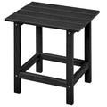 Yaheetech HDPE Adirondack Side Table All Weather for Beach, Porch, Patio, Poolside