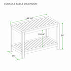 Console de jardin en teck Paxton Cambridge Casual
