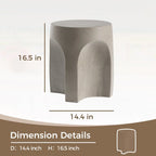 Table d'appoint d'extérieur COSIEST, Table d'appoint en béton