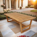 Modern Acacia Wood Coffee Table