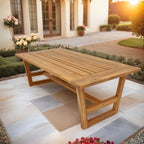 Modern Acacia Wood Coffee Table