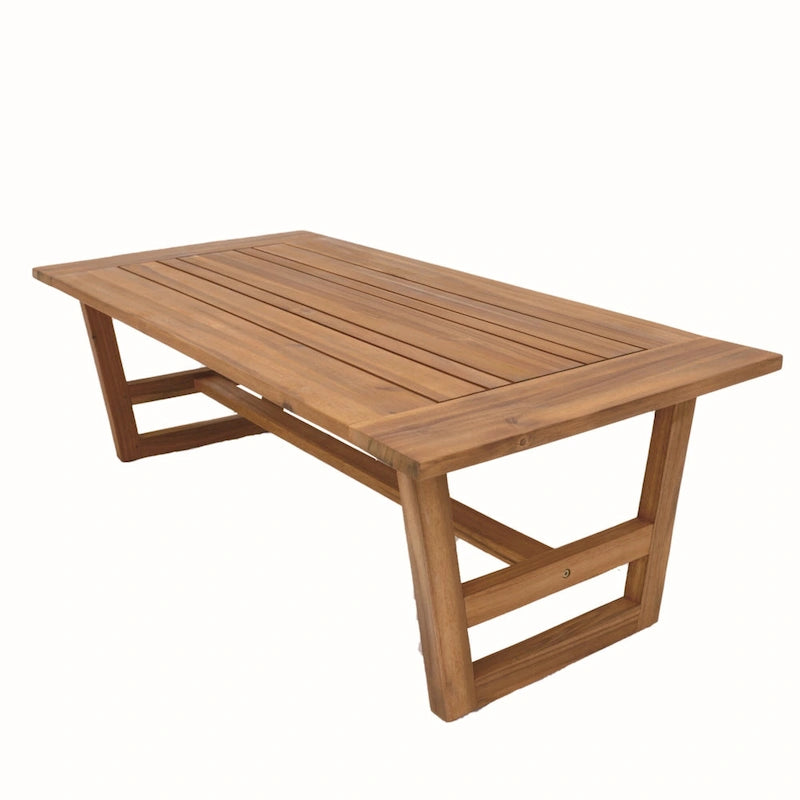 Table basse moderne en bois d'acacia