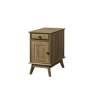 Table d'appoint avec tiroir de rangement, table de chevet, bout de canapé pour chambre à coucher, salon, petits espaces, organisateur multifonctionnel