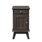 Table d'appoint avec tiroir de rangement, table de chevet, bout de canapé pour chambre à coucher, salon, petits espaces, organisateur multifonctionnel