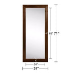 MAYEERTY Cloison de séparation 01 marron en acier galvanisé, 72x47x16, paravent double face antirouille en 6 pièces
