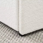Lit Queen Size Moderne Rembourré en Boucle avec Tiroirs de Rangement