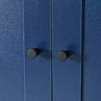 Garde-manger de cuisine autoportant 77H, armoire de rangement de style ferme avec étagères réglables, étagères de porte, tiroirs et casiers à vin - ModernLuxe