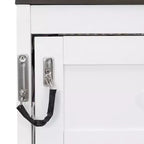 Lit escamotable double avec éclairage LED, peut être plié en armoire, armoire-lit murale dissimulée pour chambre d'amis