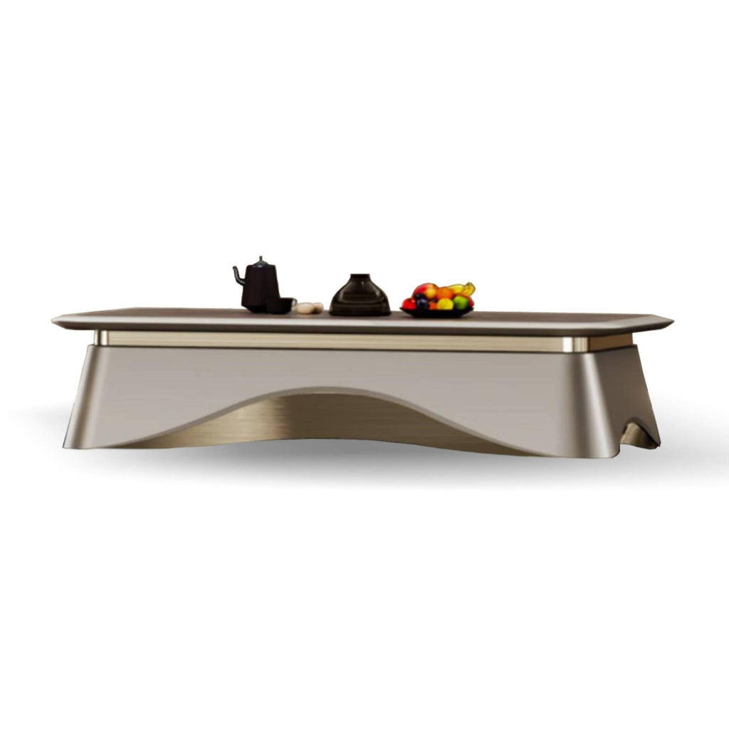 Longue Table Basse à Thé de Qualité Supérieure au Design Élégant