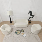 Fauteuil pivotant rembourré KINWELL de 86 cm de large (lot de 2)