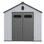 Abri de jardin en résine toutes saisons avec plancher, 1,8 m x 1,2 m/1,8 m x 2,4 m/2,4 m x 1,8 m/2,4 m x 3 m, Spire Tool Shed