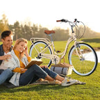 Vélo de ville femme Zeus & Ruta 24 pouces, 7 vitesses, cadre acier