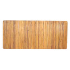Ensemble de salle à manger d'extérieur rustique Christopher Knight Home Irene 9 pièces en bois d'acacia avec chaises à dossier incurvé et coussins