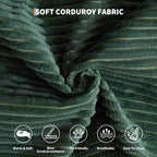 Canapé-lit convertible 5 en 1, canapé-lit modulaire en velours côtelé de 2 mètres avec cadre robuste, futon multifonctionnel pour petit espace, salon et chambre d'amis