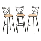 Tabourets Alyssa à hauteur réglable et pivotants Simple Living (lot de 3)