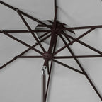 Parasol déporté double toit 274 cm avec cantonnière Kjerstin SAFAVIEH Outdoor