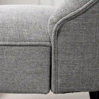 Fauteuil d'appoint confortable sans accoudoirs pour le salon