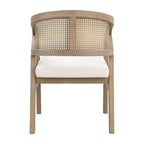 Christopher Knight Home - Chaise de salle à manger capitonnée en cannage (Lot de 2)