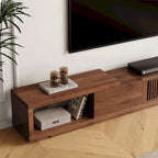 Meuble TV rétractable et extensible moderne avec 4 tiroirs, jusqu'à 261,62 cm - 78,54P x 15,74L x 13,78H
