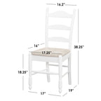 Chaise de salle à manger Jessie Ladder de Simple Living (lot de 2)