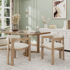 Chaise de salle à manger moderne sophistiquée Conrad avec accoudoirs par Christopher Knight Home