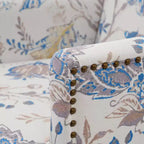 Fauteuil club contemporain Harrison Christopher Knight Home en tissu avec garniture cloutée