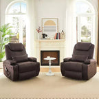 Fauteuil inclinable électrique Bestier de 88 cm avec fonction de levage, massage et chauffage, en similicuir, avec poches latérales et porte-gobelets