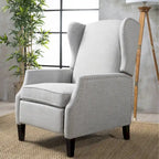 Fauteuil inclinable à dossier haut, rembourré, style classique, pour salon