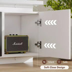 Meuble TV Skyzoo avec foyer électrique intégré, pour téléviseurs jusqu'à 80 pouces, avec lumières LED et 4 prises CA, console TV pour salon
