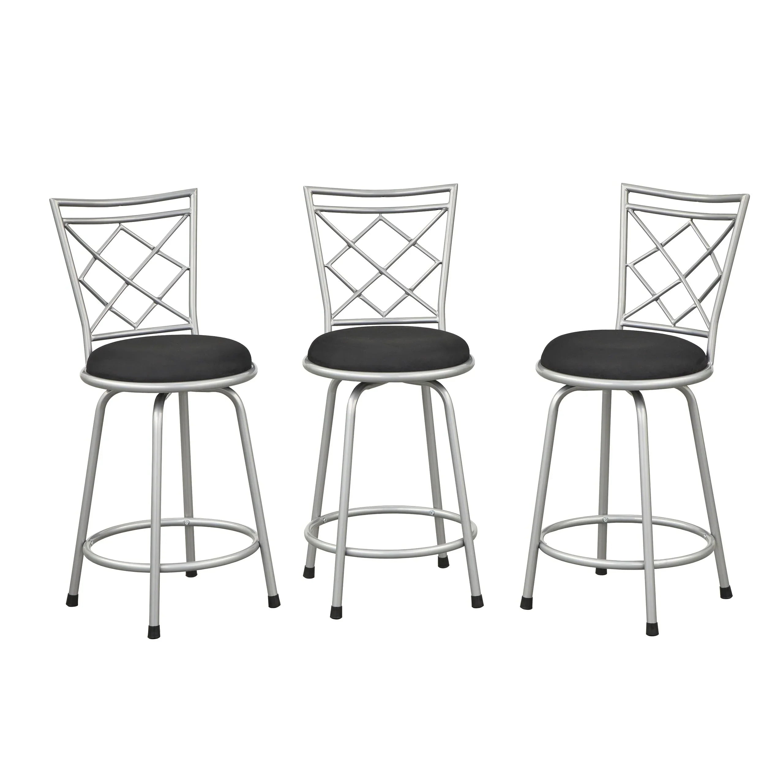 Tabourets Alyssa à hauteur réglable et pivotants Simple Living (lot de 3)