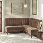 Ensemble de banquette rembourrée 3 pièces Lifestorey Kerrington à dossier capitonné