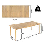 Ensemble de salle à manger d'extérieur rustique Christopher Knight Home Irene 9 pièces en bois d'acacia avec chaises à dossier incurvé et coussins