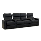 Ensemble de sièges de cinéma maison en cuir Octane Turbo XL700 (rangée de 4)