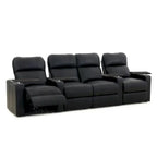 Ensemble de sièges de cinéma maison en cuir Octane Turbo XL700 (rangée de 4)