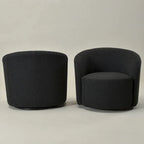 Fauteuil pivotant rembourré KINWELL de 86 cm de large (lot de 2)